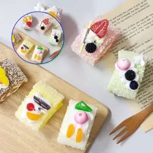 쌍문상회 카페 소형 롤케익 모형 6구 세트 가짜