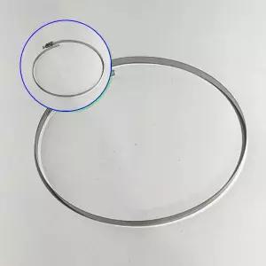 쌍문상회 타포린후렉시블 닥트자재 국산 스탠밴드 호스 파이프 연결 200mm