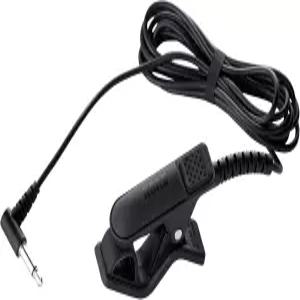 Korg CM400 - 3.5mm 미니 플러그와 5피트 케이블이 장착된 클립형 접촉 마이크 블랙