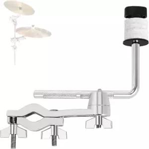 랜밍 드럼 세트 장착 클램프 심벌 스탠드 연장 암 L 8-12인치 스플래시 조절 가능한 15-33mm 드러머 초보자