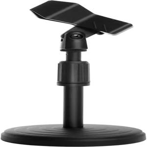 데스크 마이크 스탠드 - 클립이 장착된 업그레이드된 조절식 테이블 최대 직경 1.7인치 호환 높이