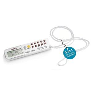 콤비네이션 시계 타이머 및 스톱워치 읽기 쉬운 대형 디지털 디스플레이 흰색