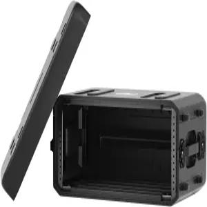 페닉스 프로 4U 얕은 랙 케이스 19인치 랙마운트 로드 탈착식 전면 및 후면 커버 수납 충격 방지 방수 무선