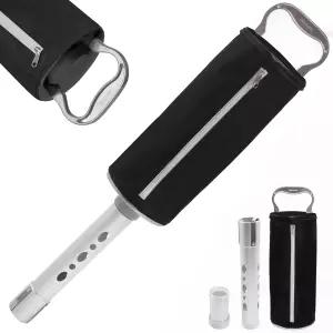 골프공 섀그백 리트리버 내구성이 뛰어난 알루미늄 튜브 튼튼한 캔버스 최대 80개의 공을 담을 수 있는