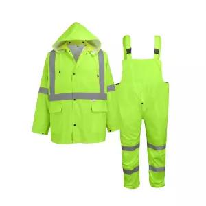 글로벌 글러브 남녀 공용- 표준 반사 레인웨어 하이비스 옐로우 사이즈 스몰