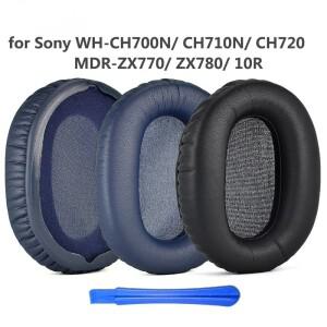 소니호환 WH-CH700N CH710N 헤드폰 이어 패드 MDR-ZX770 ZX780 10R 쿠션 수리 부품 용 교체