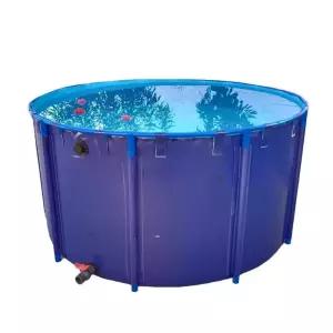 원형 천막 물탱크 두꺼운 방수포 양식 저수조 가두리