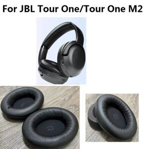 JBL 호환 Tour One/Tour One M2 용 이어 패드 헤드셋 교체 하이 퀄리티 가죽 귀마개 커버 쿠션