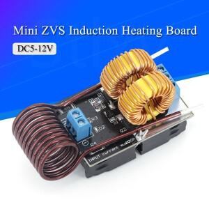 미니 ZVS 유도 가열 보드 5-12V 120W 플라이백 드라이버 히터 DIY 쿠커 + 점화 코일
