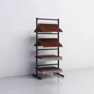 옷걸이 보관 스탠드 의류 매장 거치대 옷가게 행거 선반 수납 가정용 철제