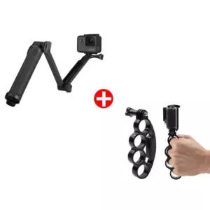 SMJ 고프로12 11 10 9 8 7 3WAY 셀카봉 핑거그립세트