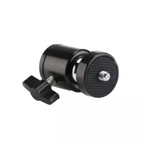 카메라 마이크 LED 조명 1 4 3 8 나사 겸용 볼헤드 마운트 액세서리 스트로보 셀카봉 삼각대