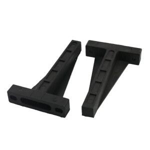 쌍 40 50 사이즈 고정익 비행기 52mm x 88mm 이등변 엔진 마운트