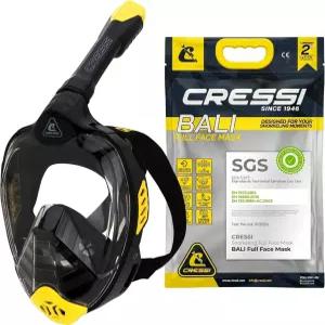 크레시 성인 스노클링 풀 페이스 마스크 - 와이드 클리어 뷰 김서림 방지 시스템 쉬운 호흡 안전 우선 발리
