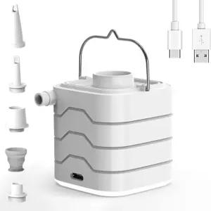 풍선 수영 링 수면 패드 진공 백 매트리스 캠핑 파이어 아웃사이드 조명용 MUMAPI 휴대용 전기 미니 에어