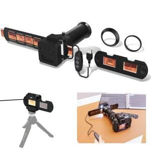 JJC 35MM 포토 슬라이드 네거티브 필름 백라이트 복사 디지타이저 어댑터 사용한 스캐닝 밝기 홀더를 컨버터 LED 디지타이징 10레벨 세트