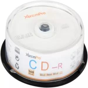 XtremPro CD-R 52X 700MB 80Min 50 팩 빈 디스크 인 스핀들 11038