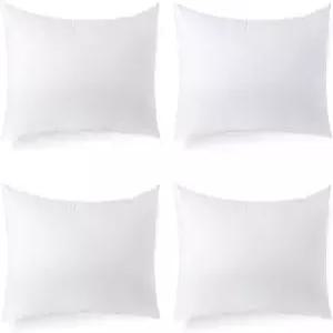 타이밍 저자극성 요추 베개 삽입물 4팩 12 20인치 - 소파 침대 및 사무실용 플러시 폴리에스터 던지기 필러