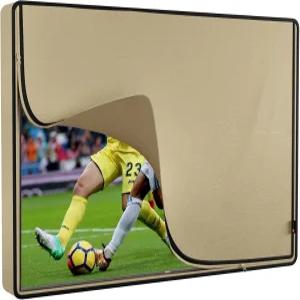 28~32인치 외부 평면 TV 베이지 600D 두꺼운 패브릭 지퍼가 달린 iBirdie 야외 방수 및 방풍 커버