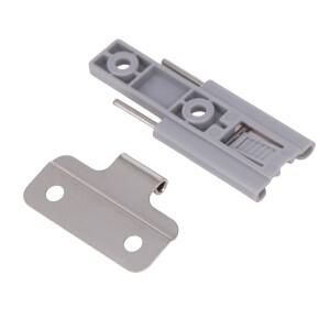 아코디언 접이식 옷장 문 경첩 - 내장형 트랙