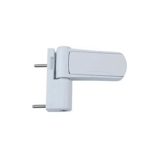 UPVC 문짝 플래그 힌지 트라이애드, 이중 글레이징 도어 알루미늄 프로파일, 유압 음소거 버퍼 화이트