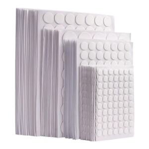 8mm/10mm/15mm/20mm 흰색 양초 심지 스티커 DIY 용 양면 접착 재료 이동식 고정 포인트