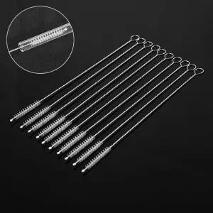 빨대세척솔 스테인리스 젖병솔 롱타입 텀블러 와이어 틈새 청소솔