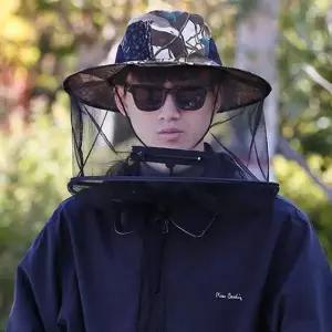 모기장 모자 벌초용품 접이식 양봉모자 방충망 벌망