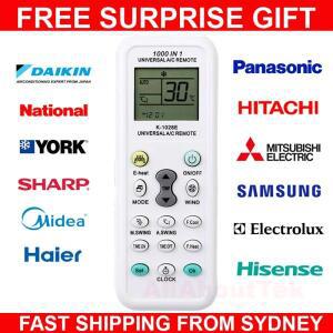 에어컨 범용 원격 제어 코드 없이 모든 주요 브랜드에 대한 원 클릭 설정 LCD 디스플레이 1000 In 1