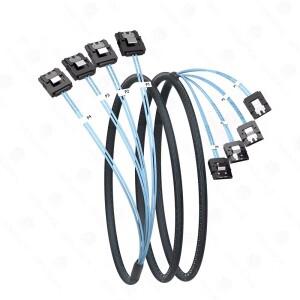 4/6/8피스 Sata-Sata 케이블 6 포트/세트 SATA 3.0 날짜 7 핀-7 핀 Sas 코드 서버 NAS PC 용 12Gbps HDD