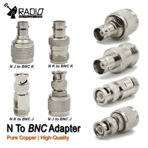 N L16 RF 동축 커넥터 수 플러그-BNC 암 잭 스트레이트 어댑터 WiFi 케이블 안테나 용 구리 변환기