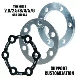 전기 스쿠터 브레이크 디스크 3 개스킷 자전거 6 구멍 2 와셔 4 허브 5mm 꽃 드럼 높이기 알루미늄 패드