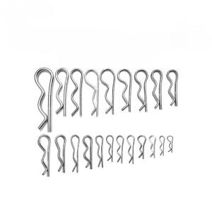 탄소강 R B형 스프링 코터 클립 핀 패스너 하드웨어 히치 퓨즈 자동차 수리용