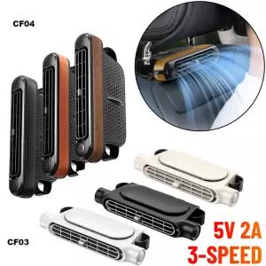 자동차 헤드레스트 냉각 공기 선풍기 3 단 조절 가능 인테리어 휴대용 쿨러 여름 액세서리