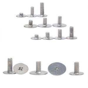 25피스 필립스호환 얇은 웨이퍼 플랫 라운드 헤드 나사 볼트 M2.5 x L 직경 8mm 노트북 광학 드라이브 마운