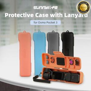 DJI 오즈모 포켓 3 PC 케이스 보호 커버 스트랩 포함 긁힘 방지 박스 카메라 쉘 액세서리