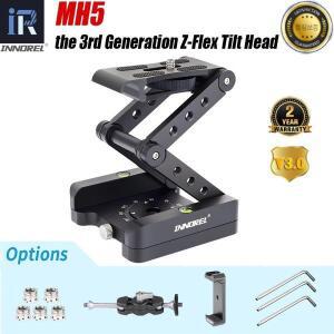 Z-Flex 틸트 삼각대 헤드 360 ° 회전 조절 가능한 접이식 Z 팬 모노포드 조작 Canon Nikon Sony용 매직 암