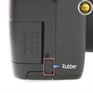 EOS SLR 카메라 수리 부품 용 Canon 450D 새 배터리 도어 커버 포트 하단베이스 고무