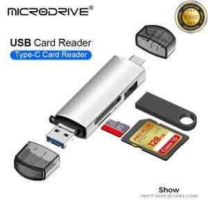 SD 카드 리더기 6 in 1 USB3.0 to Type C 마이크로 유니버설 OTG 어댑터 다기능 TF 고속 전송