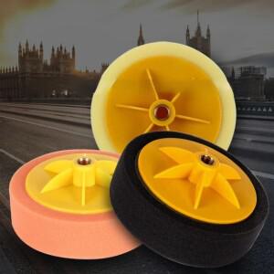 6인치 연마 스펀지 휠 자동차 관리용 거친  중간 및 미세 나사형 후사경 수리용 M14 디스크