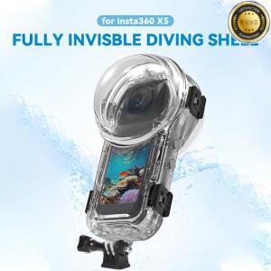 Insta360 X5 용 보이지 않는 다이빙 케이스 360 방수 하우징 수중 보호기 쉘 액세서리