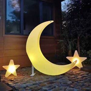 대형 초승달 램프 달모양 달모양조명 LED 캠핑장 공원 달조명