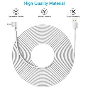 링스틱 업 캠 배터리/스포트라이트 배터리 HD 카메라용 25피트/7.6m 비바람에 견디는 야외 충전 케이블