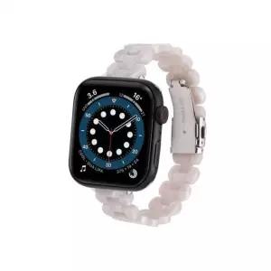 애플워치 호환 슬림 레진 스트랩 42-44-45mm화이트 스마트밴드 워치스트랩 스마트워치