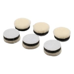 자동차 광택기 OR 유리 버핑 청소 도구용 양모 연마 패드  순수 사용  1 인치  30 개