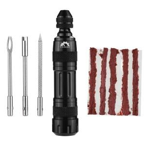 플랫 타이어 수리 키트 휴대용 튜브리스 자전거 MTB 로드 바이크용 패치