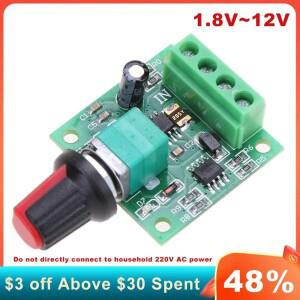 DC  1.8V 3V 5V 6V 12V 2A 저전압 레귤레이터 조광기 모터 속도 컨트롤러 서모 스탯 전자 모듈