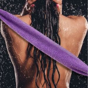 1개 네트 스펀지 - 깊은 세정 및 부드러움을 위한 나일론 메쉬 목욕 스크러버