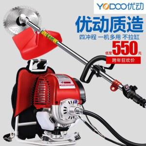 잔디 깎는 기계 가솔린 4행정 엔진 다기능 배낭 소형 괭이 수확 가정용 농업용 제초