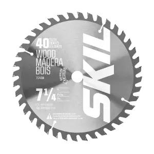SKIL 7-1/4 40-이빨 카바이드 팁 원형 톱날 5280-01/5180-01/5080-01-75740W